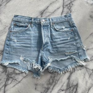 AGOLDE SIZE 26 PARKER VINTAGE CUT OFF SHORT